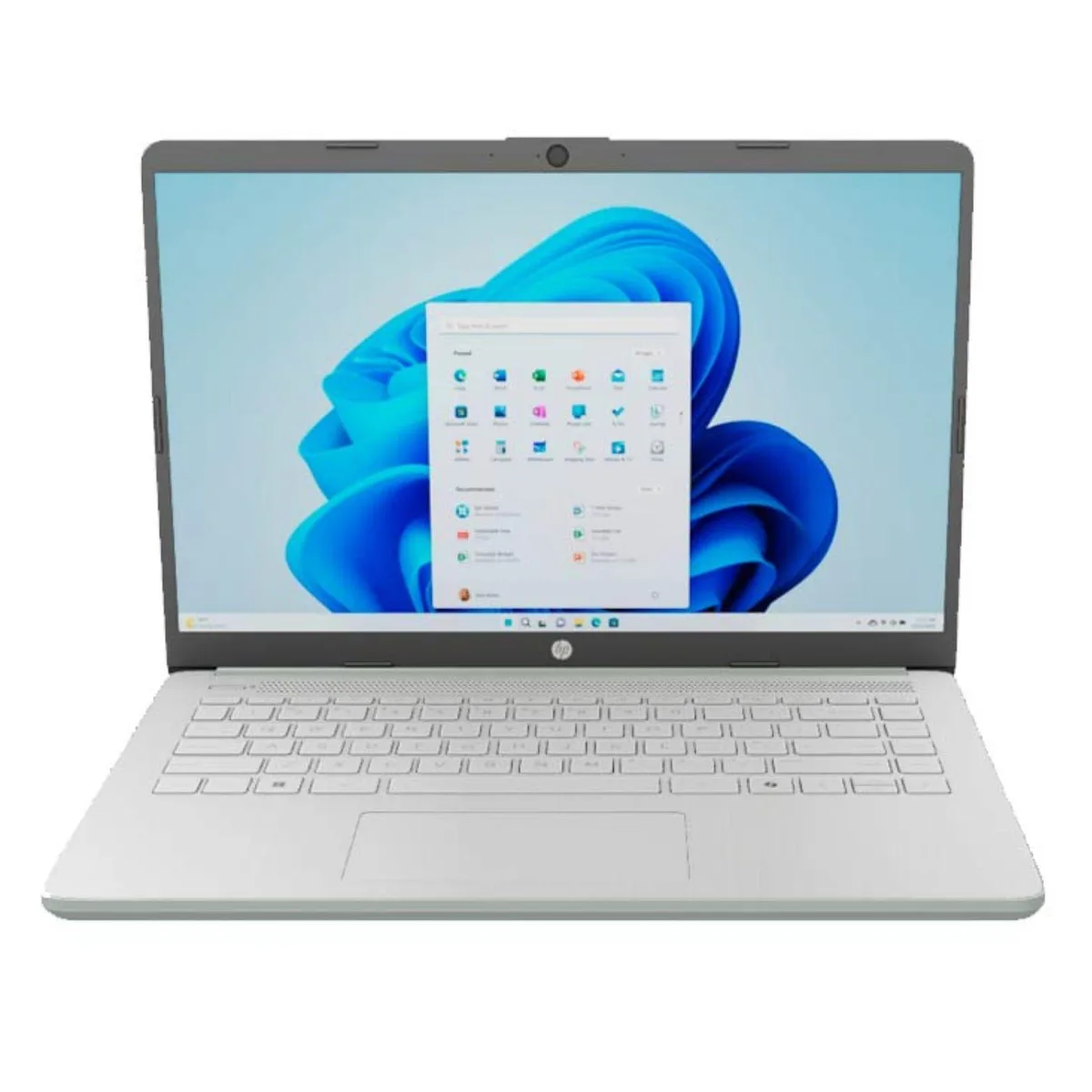HP HP 14-dq6013dx laptop Intel N150 16GB DDR4 128GB UFS 14" HD Willow Green — product photo