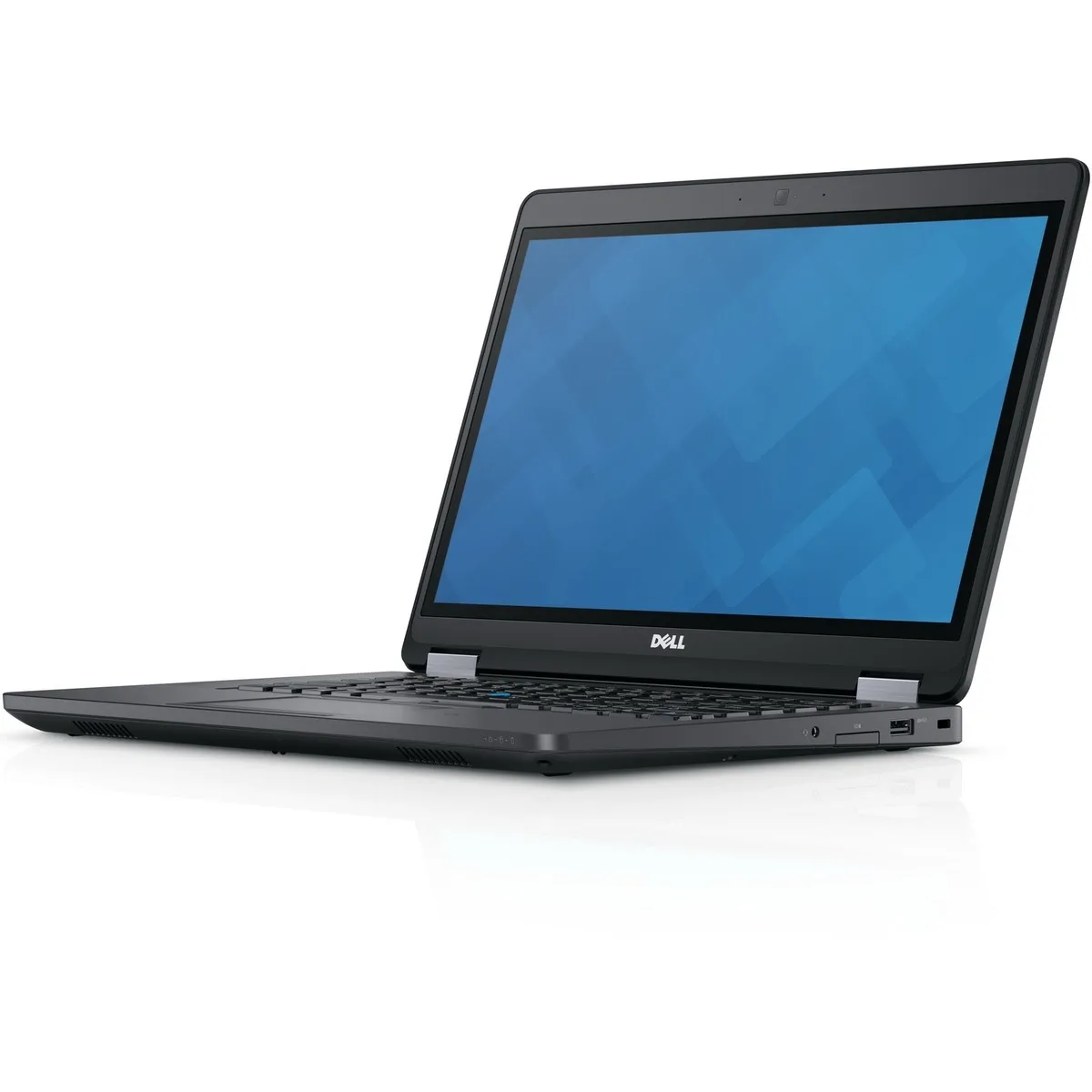Black Dell Latitude E5470 14-inch laptop, non-touch matte screen, standard clamshell form factor