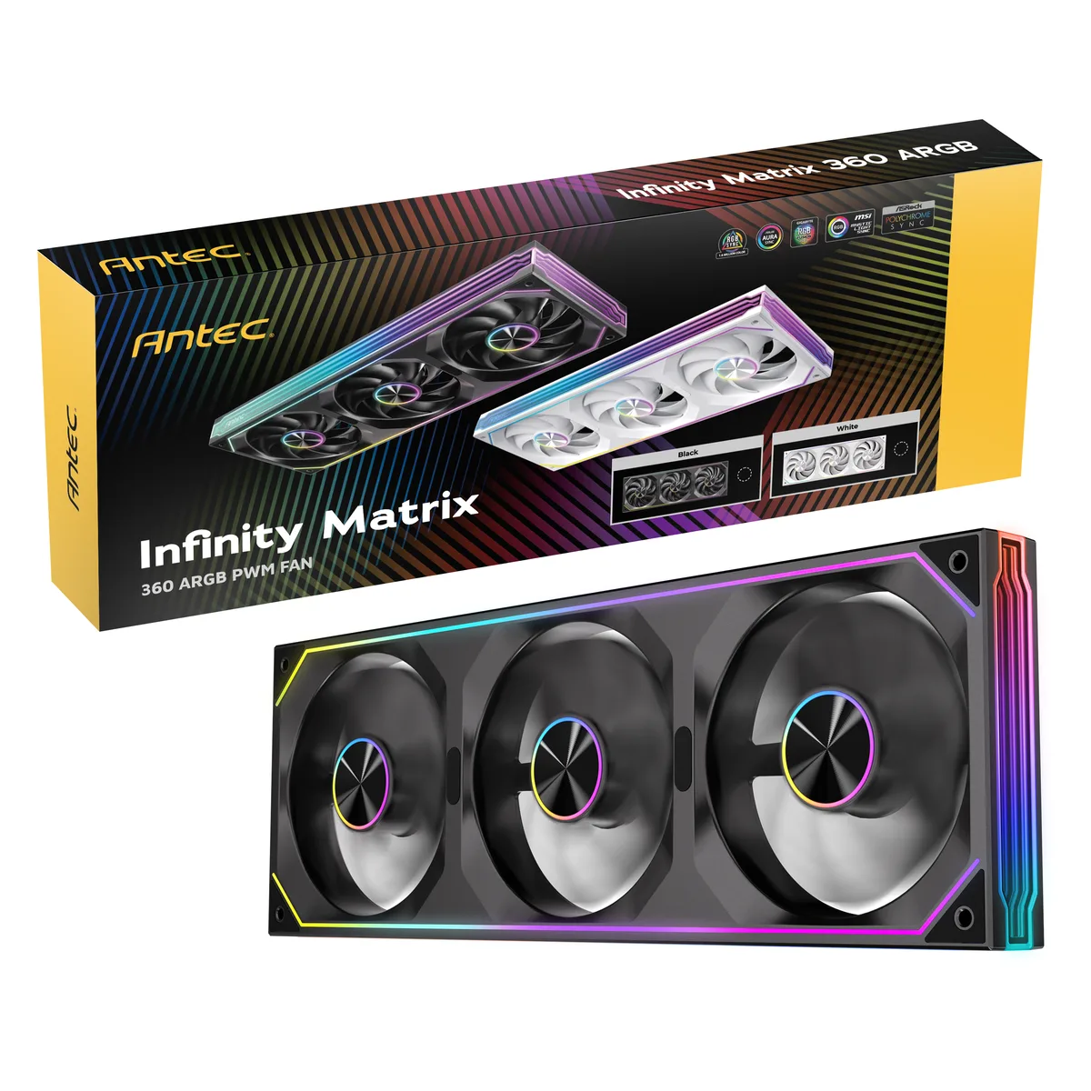 Antec Antec IM 360 ARGB 360 mm case fan 1800 RPM — termékfotó
