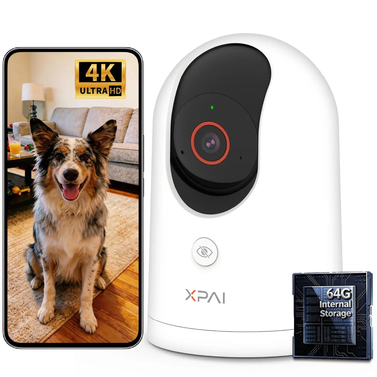 xpai LC2316 4K Wireless Surveillance 64GB — product photo