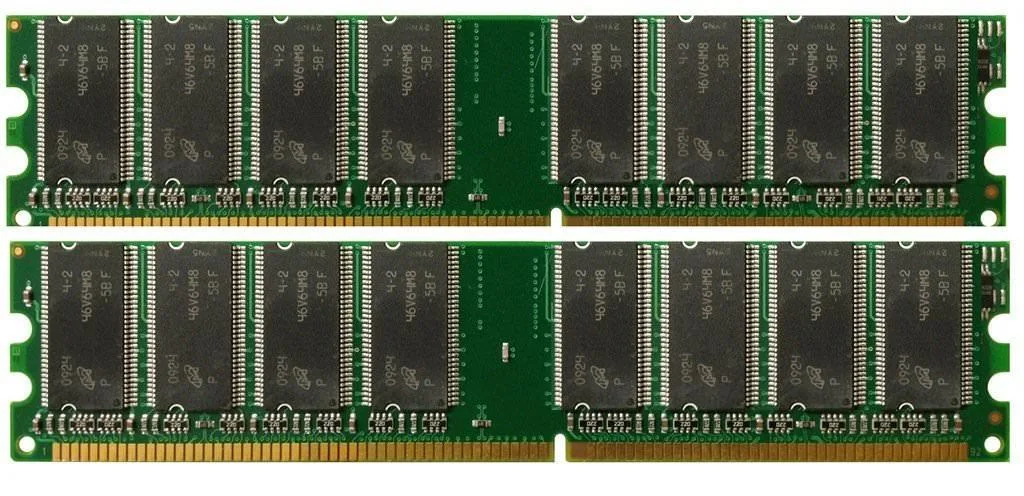 SAMSUNG SAMSUNG 1GB 2x512MB PC3200 DDR-400 184p DIMM desktop RAM — photo du produit