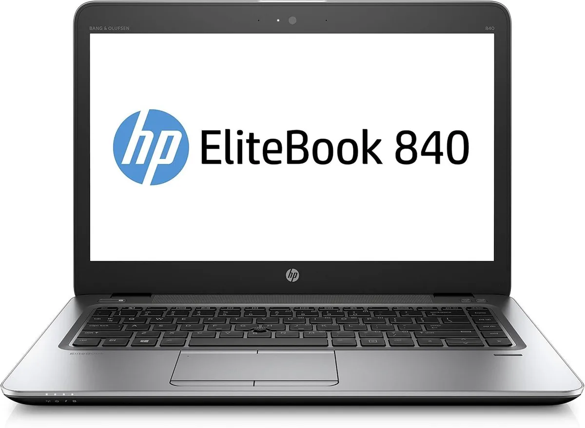Black HP EliteBook 840 G3 14.0 inch laptop closed view