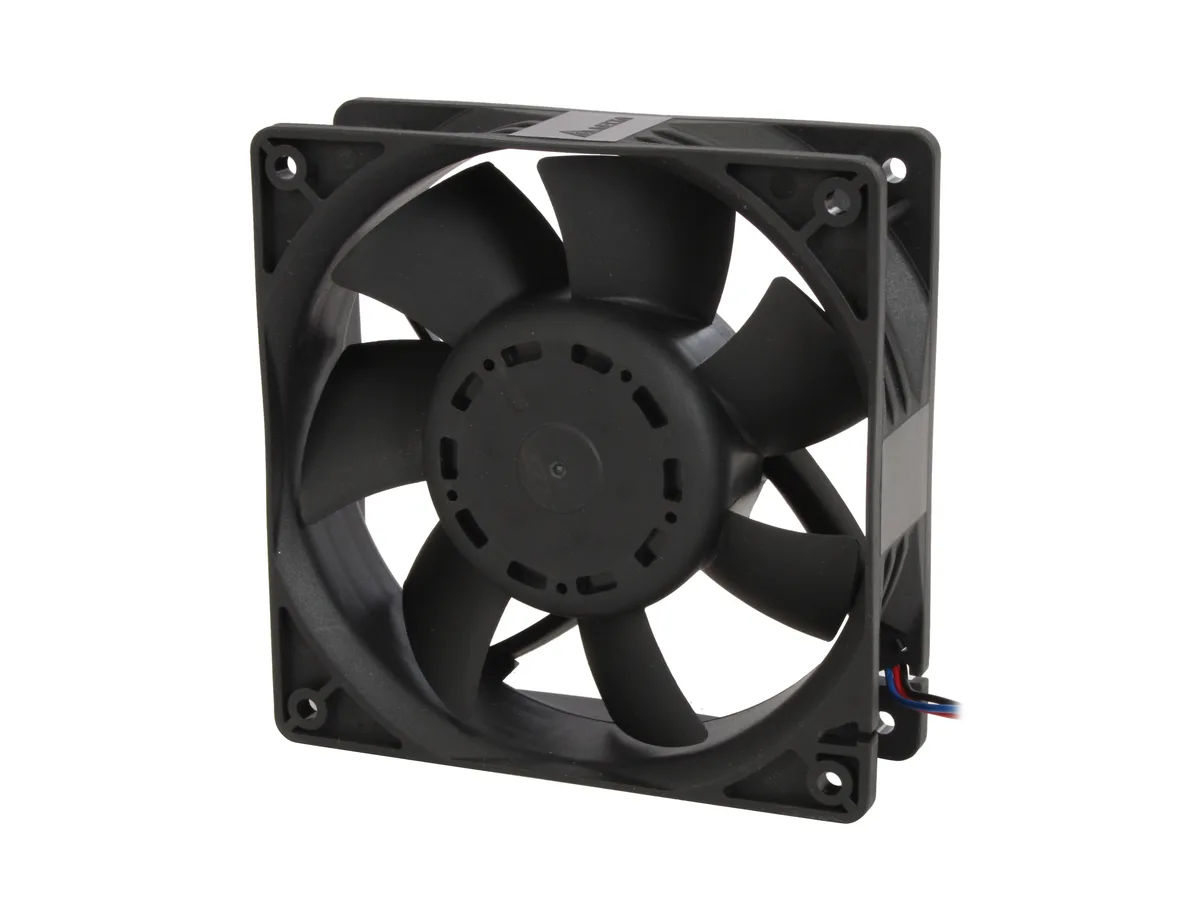 DELTA ELECTRONICS DELTA ELECTRONICS AFB1212GHE-CF00 120mm 38mm 5200 RPM 240.96 CFM 62 dBA case fan — fotografie produktu