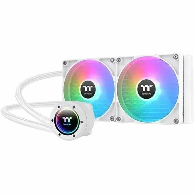Thermaltake Thermaltake CL-W377-PL14SW-A TH280 V2 ARGB Snow liquid cooler — photo du produit