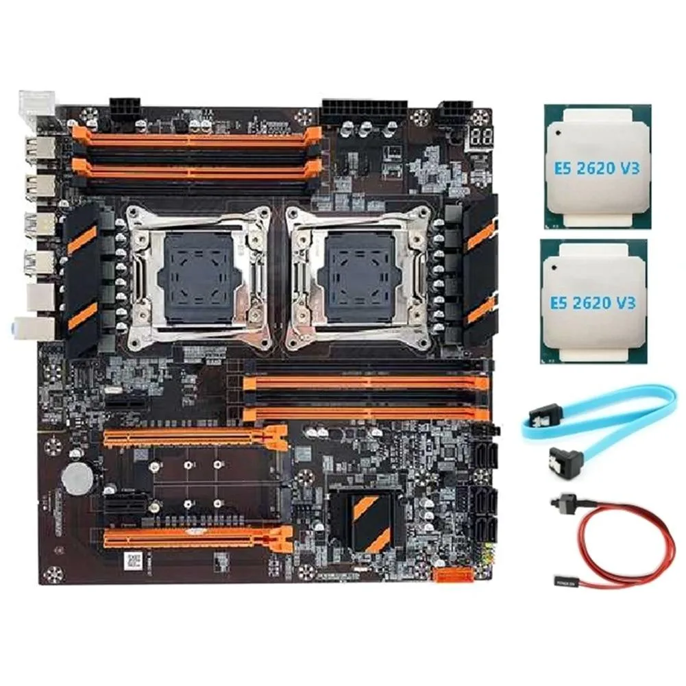 YINGHUA YINGHUA X99 Dual LGA2011 Server Motherboard 2×E5-2620 V3 — product photo