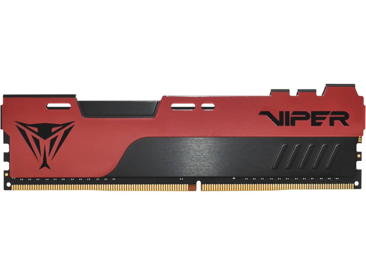 Single black stick with red aluminium heatshield and 288 gold pins