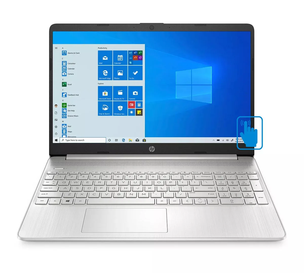 HP HP HP15-dy2021nr-Plus business laptop 15.6" touchscreen HD i5-1135G7 12GB DDR4 256GB SSD — תמונת המוצר