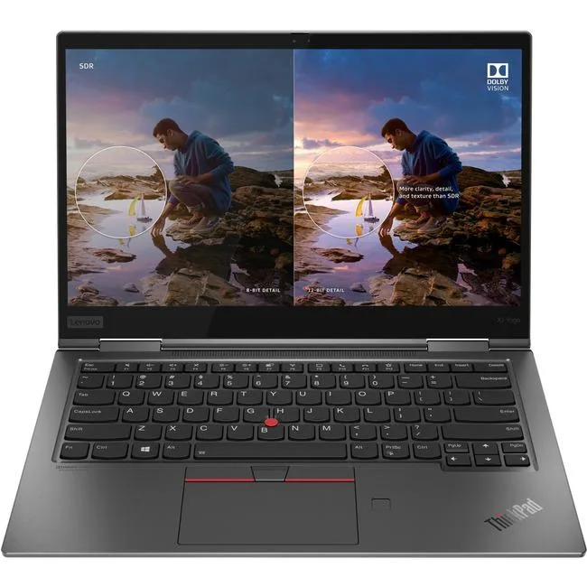 Gray 14-inch 2-in-1 laptop with touchscreen display