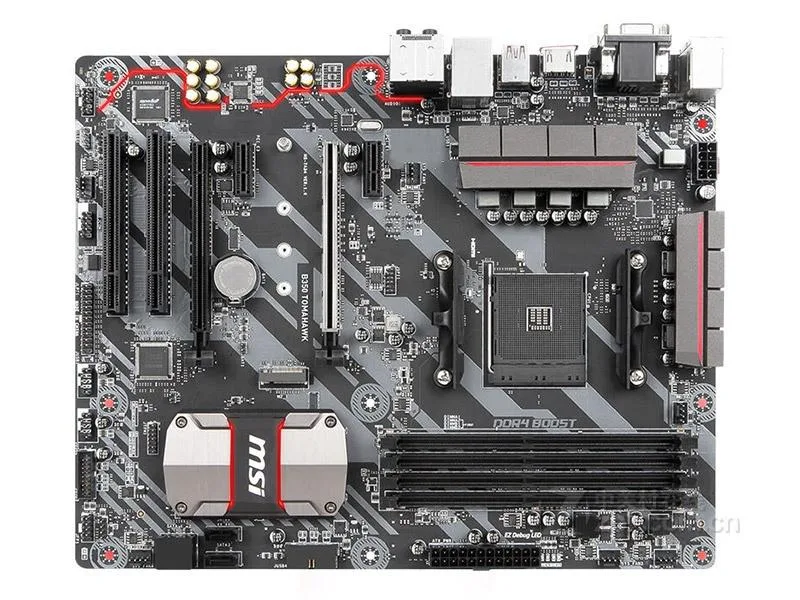 MSI MSI B350 TOMAHAWK AMD motherboard Socket AM4 DDR4 64GB — photo du produit