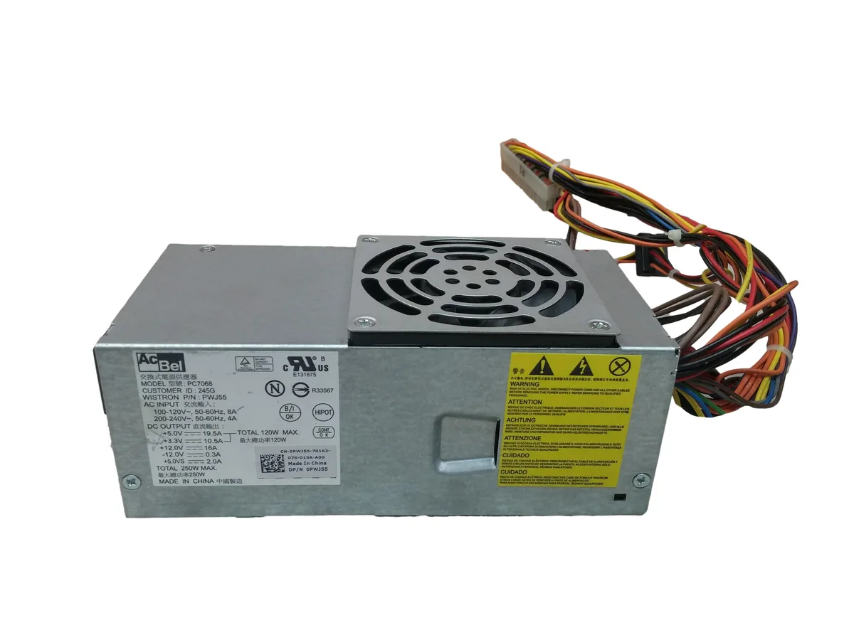DELL DELL PWJ55 Vostro 230 250W SFF power supply — photo du produit