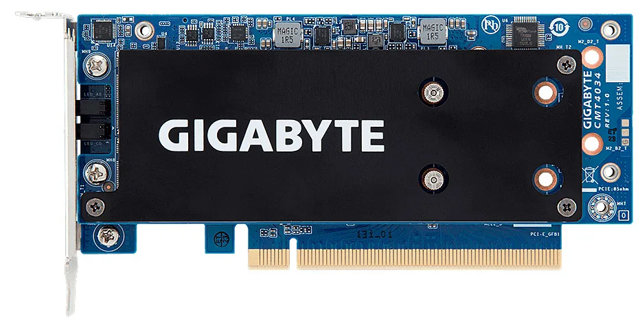 GIGABYTE GIGABYTE CMT4034 RAID controller PCIe 3.0 x16 4×M.2 2280/22110 — fotografia produktu