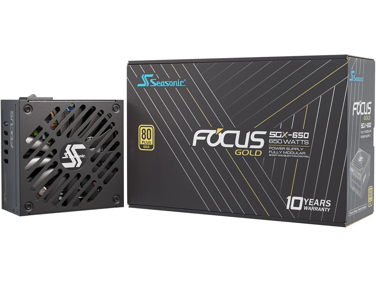 Seasonic Seasonic FOCUS SGX-650 650W 80+ Gold SFX-L power supply — product photo