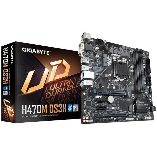 GIGABYTE GIGABYTE H470M DS3H Intel motherboard — product photo