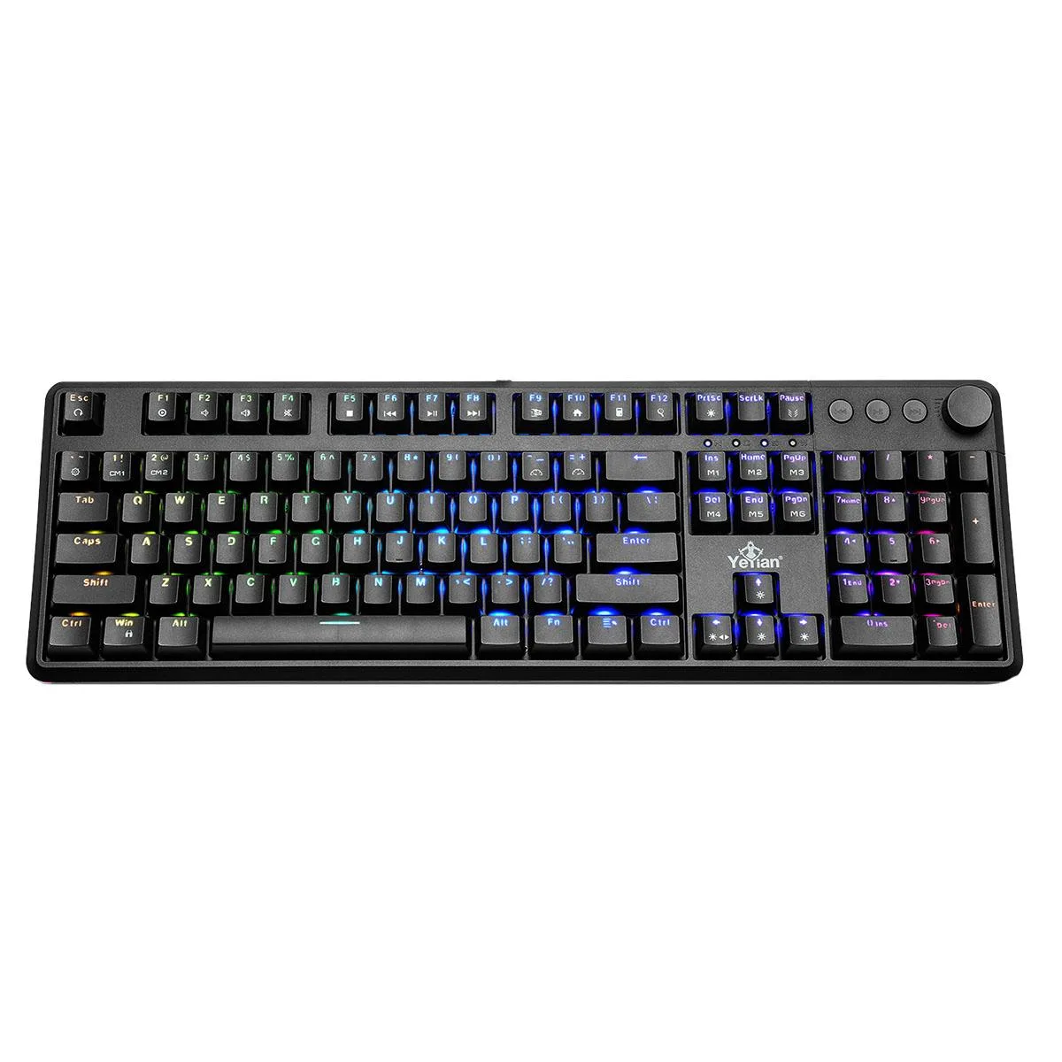 YEYIAN YEYIAN ASWARD BLUE YTM-28208B-EN Outemu Blue gaming keyboard — product photo