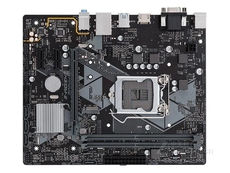 Green Micro ATX motherboard with silver LGA 1151 socket and black DDR4 slots