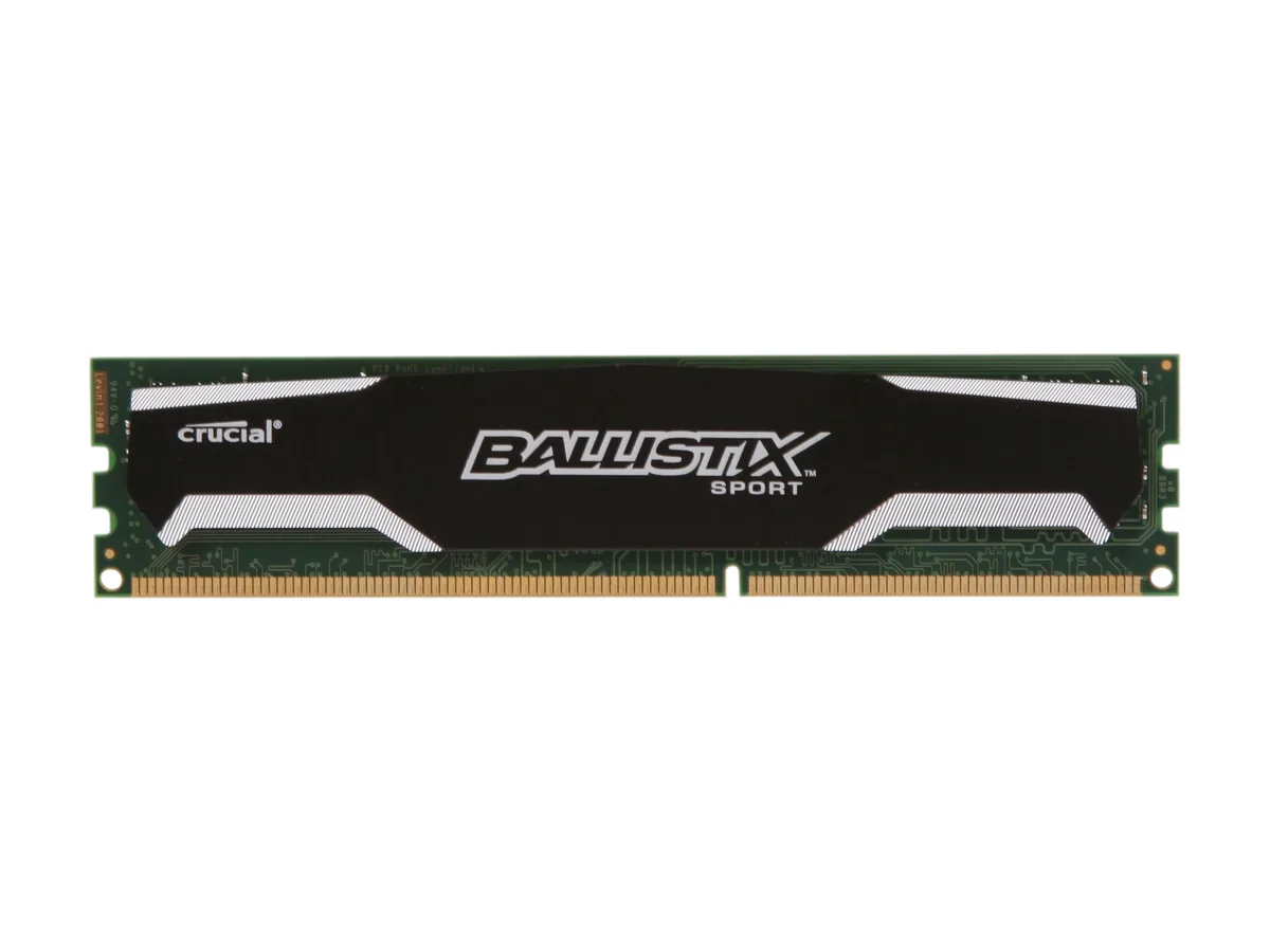 Crucial Crucial BLS8G3D1609DS1S00 8GB DDR3 1600 desktop RAM — Produktfoto
