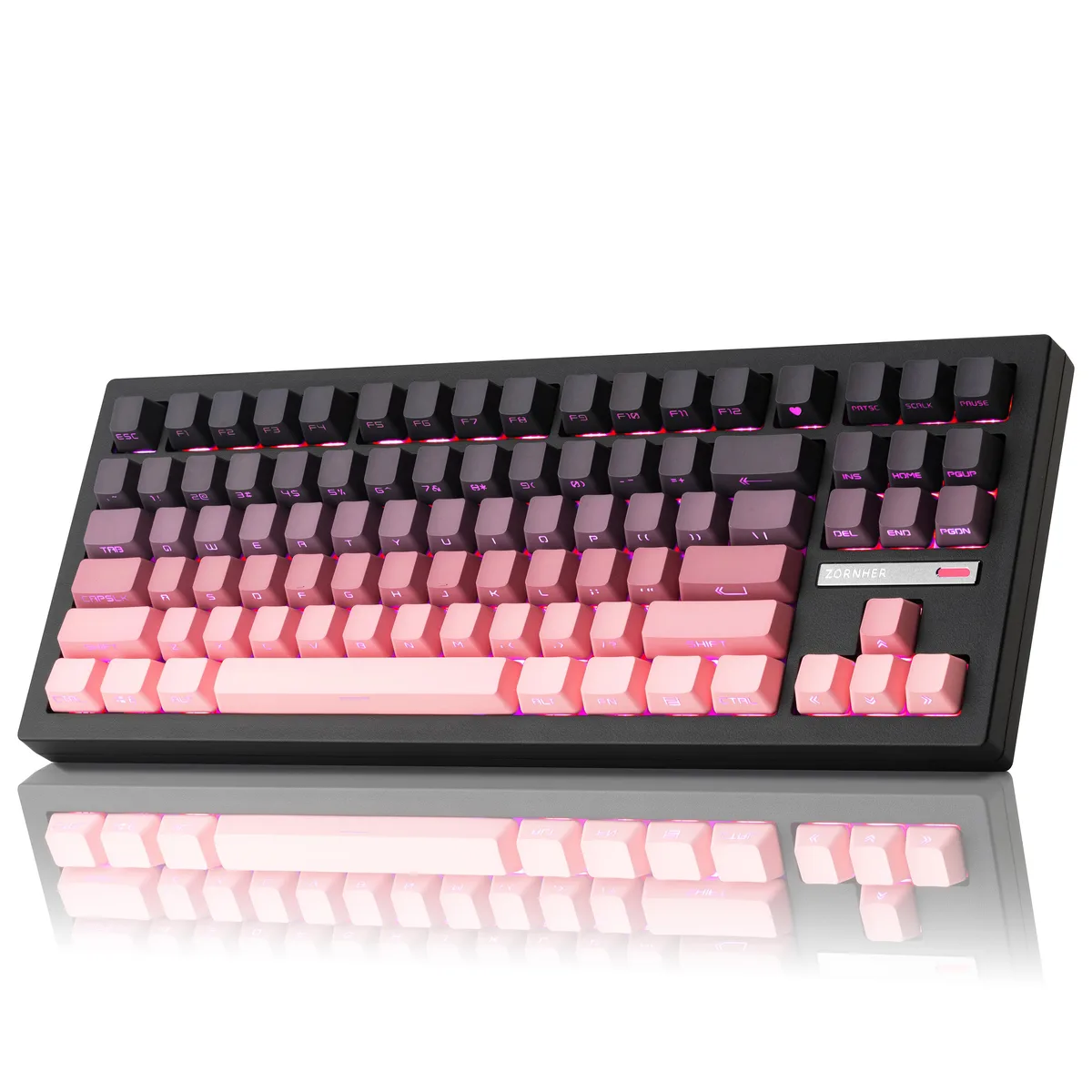 ZORNHER ZORNHER ZH870 Blackberry 80% Mechanical Gaming Keyboard — fotografija proizvoda