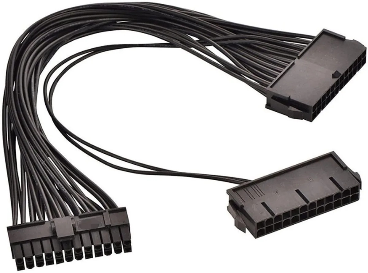 myVolts myVolts 6× ATX 30 cm 24-pin dual PSU extension cable — fotografia produktu