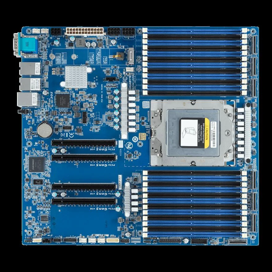 GIGABYTE GIGABYTE MZ33-AR0 server motherboard SP5 24 DDR5 12-channel — product photo