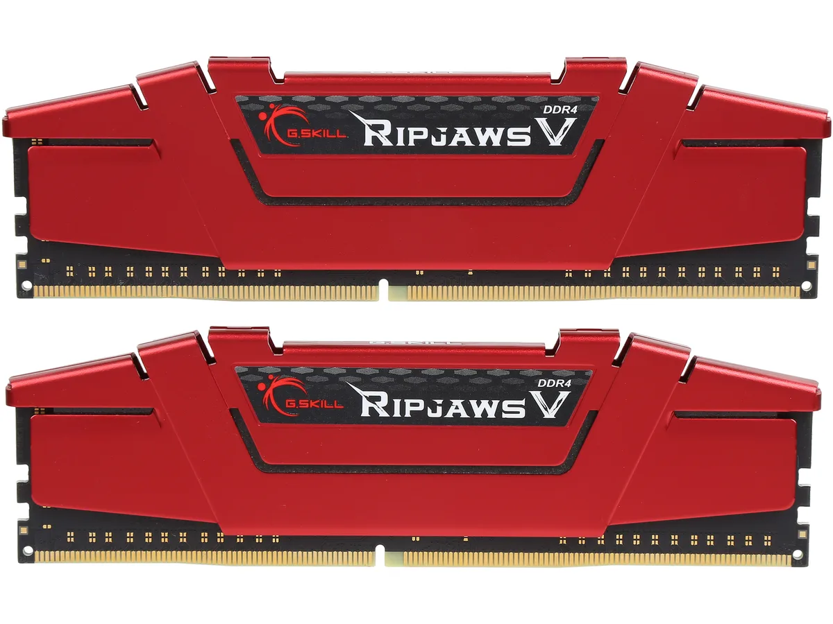 G.SKILL G.SKILL Ripjaws V 16GB (2 x 8GB) DDR4 3200 CL16 desktop RAM F4-3200C16D-16GVRB — product photo