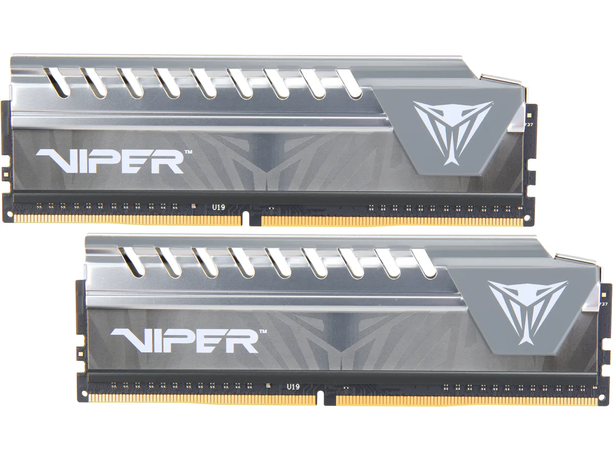 Patriot Memory Patriot Memory PVE432G266C6KGY Viper Elite 32GB (2 x 16GB) DDR4 2666 desktop RAM — photo du produit