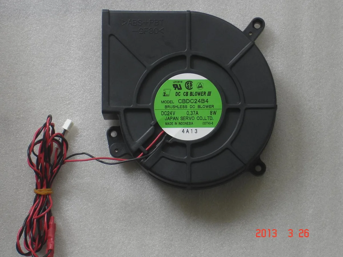 Two-tone 120mm centrifugal blower fan with ball bearing