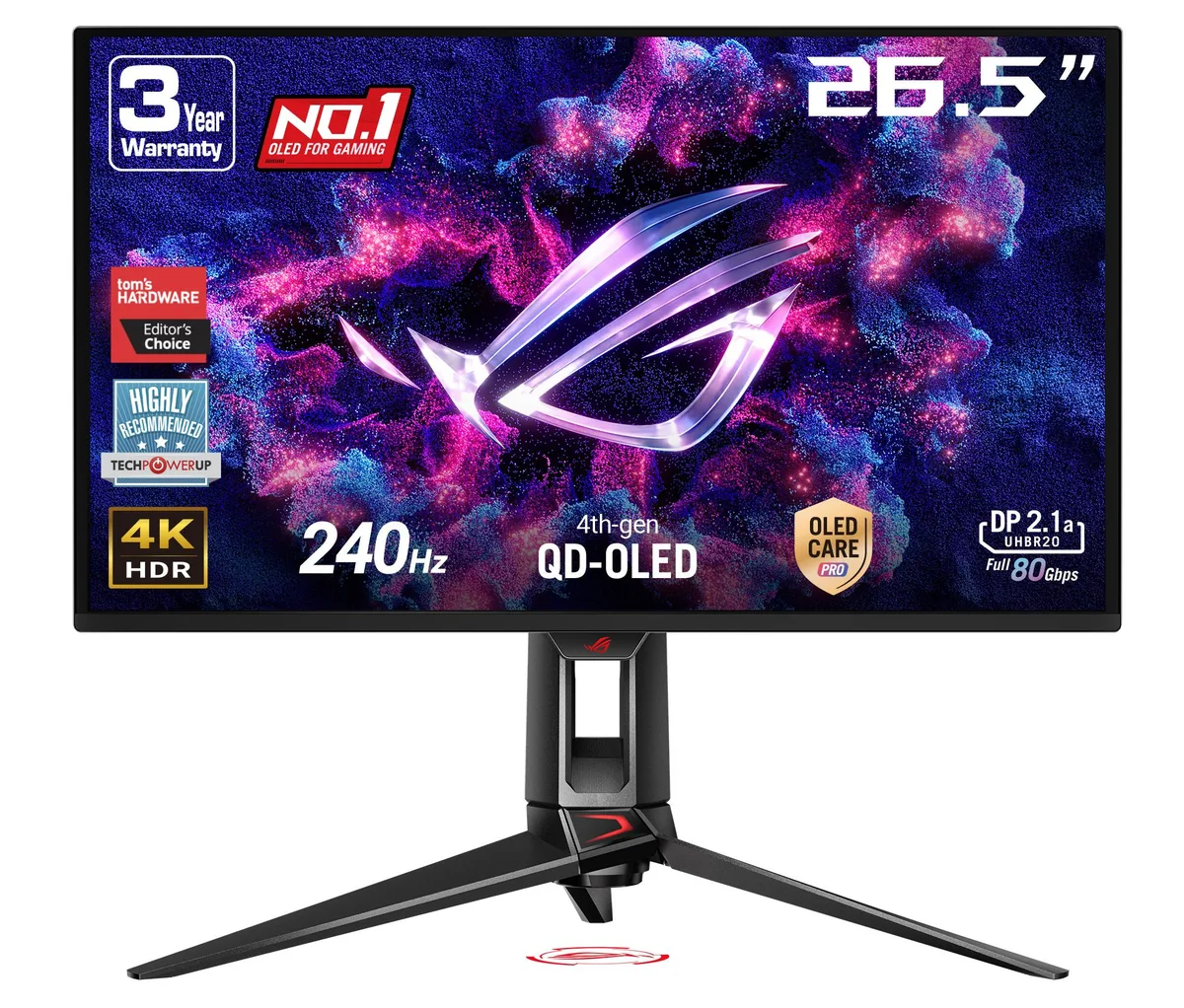 ASUS ASUS PG27UCDM 27" 4K 240Hz OLED gaming monitor — product photo