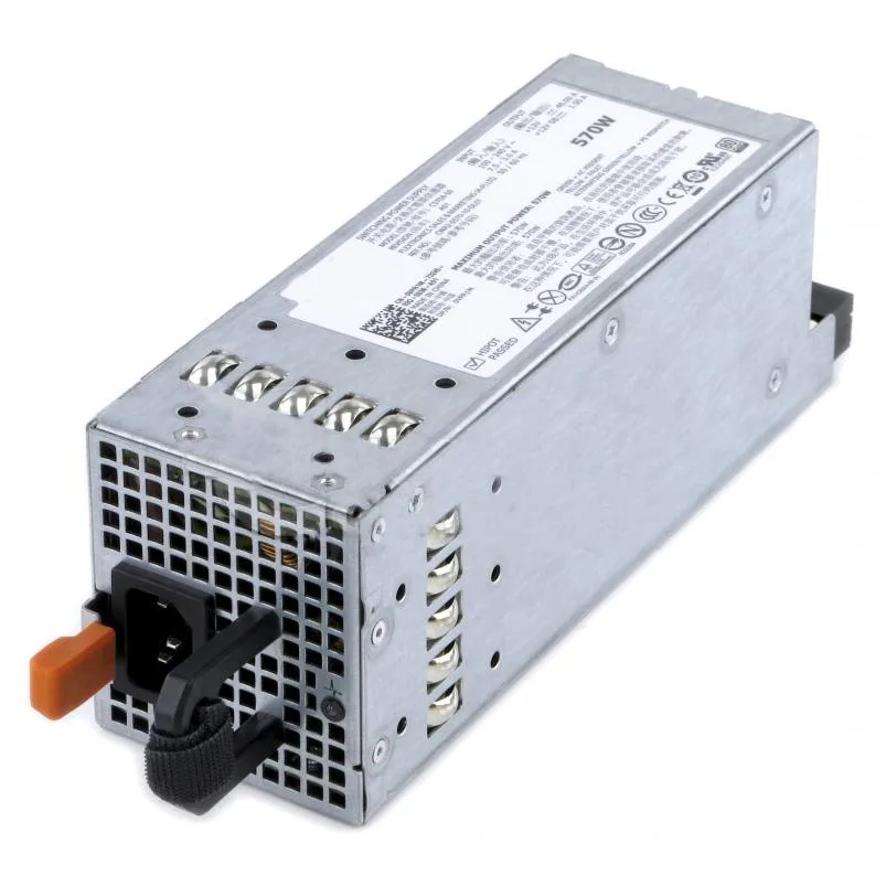 Redundant 570W power supply unit silver metal casing
