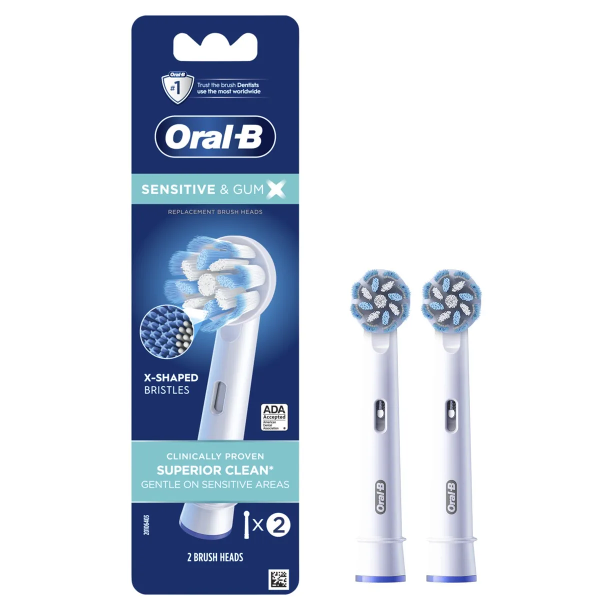  Oral-B Pro Gum Care Replacement Heads 2 Pack 069055126615 — product photo