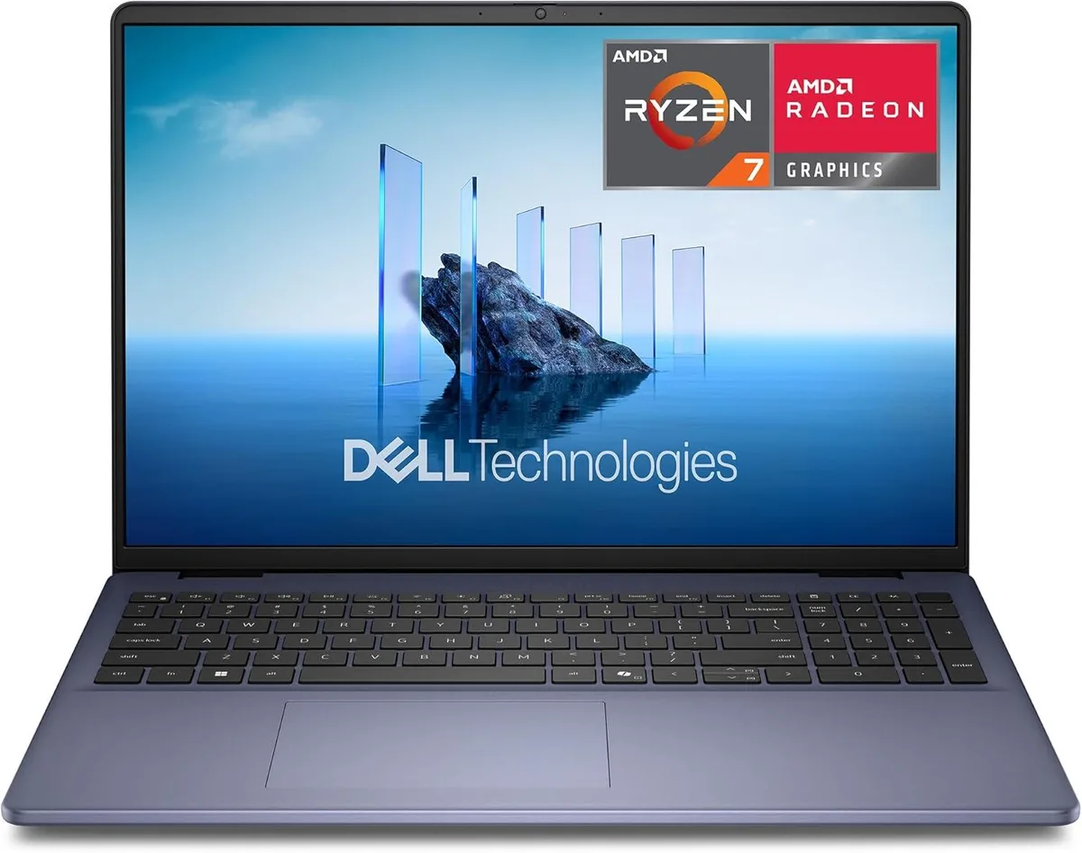 DELL DELL 16 DC16256 laptop Midnight Blue Ryzen 7 250 16GB 1TB — photo du produit