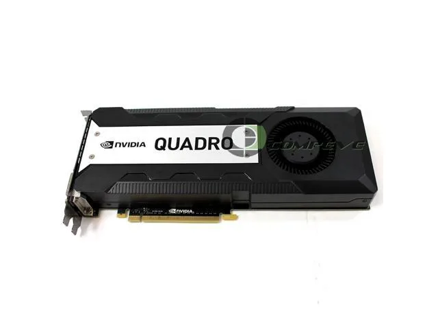 NVIDIA Quadro K6000 graphics card with dual DVI and dual DisplayPort outputs