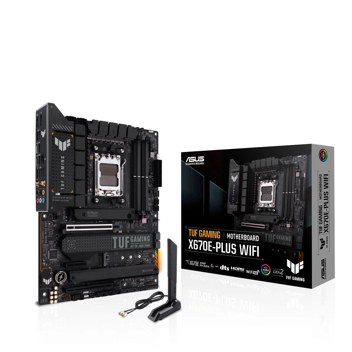 ASUS ASUS TUF GAMING X670E-PLUS WIFI X670E Chipset USB 3.2 Gen AMD motherboard — product photo