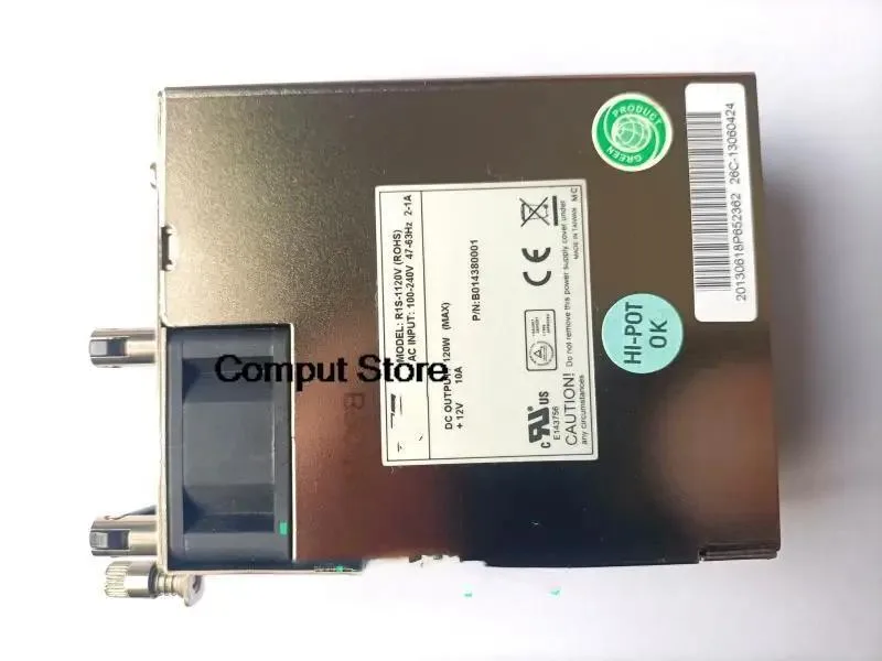 Redundant power supply module with dual units and metal casing
