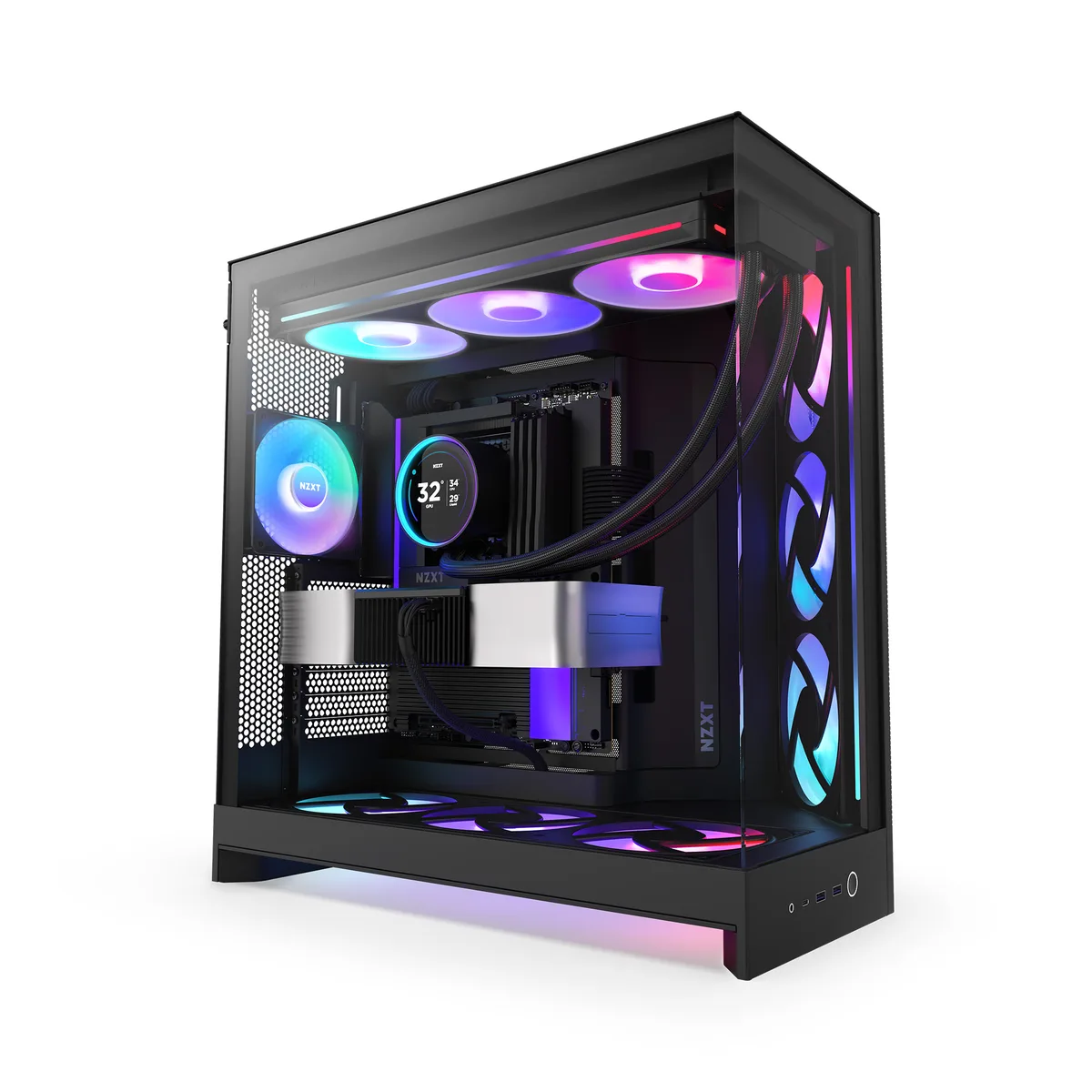NZXT NZXT CM-H92FB-P1 Black PC case — product photo