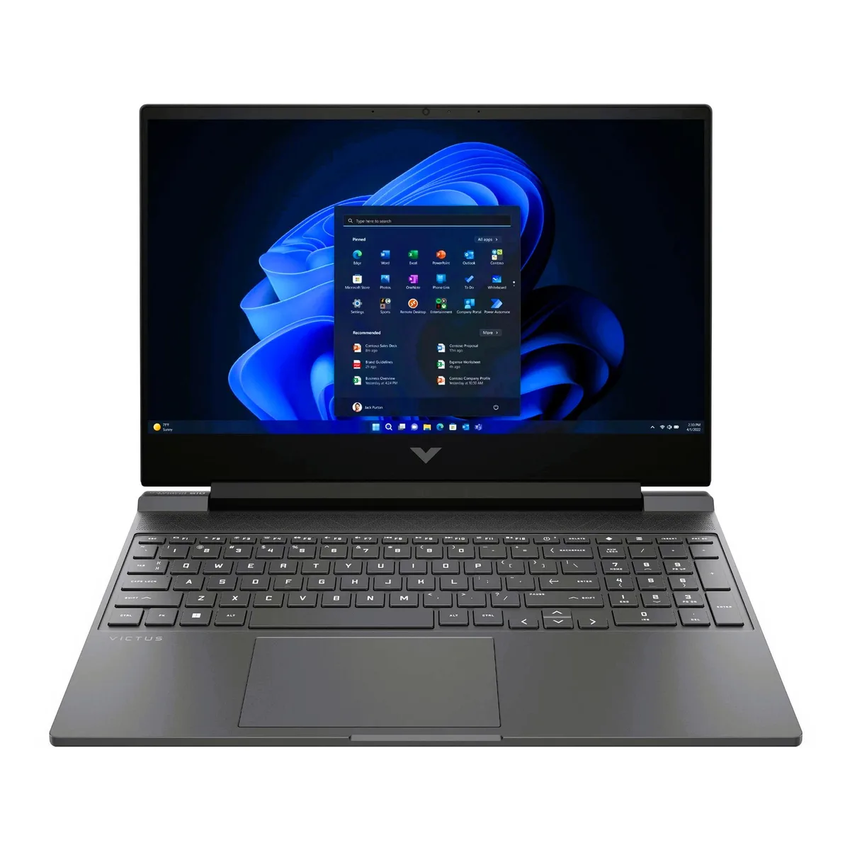 HP HP Victus 15.6" Gaming Laptop Ryzen 5 8645HS RTX 4050 8GB DDR5 512GB Mica Silver 2024 — product photo