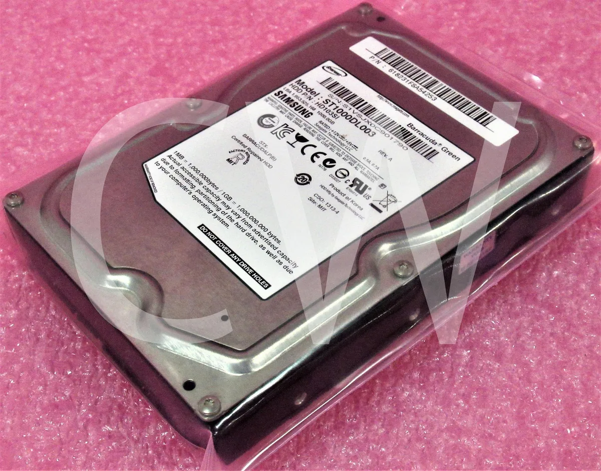 Seagate Seagate ST1000DL003 1TB 5.4K RPM 3Gb/s 3.5" SATA internal hard drive — fotografija proizvoda
