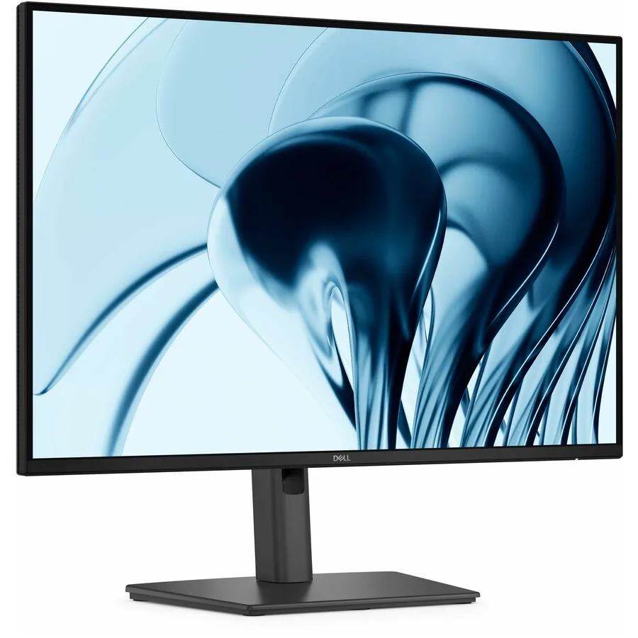 Black 24 inch IPS monitor with thin bezels and adjustable stand