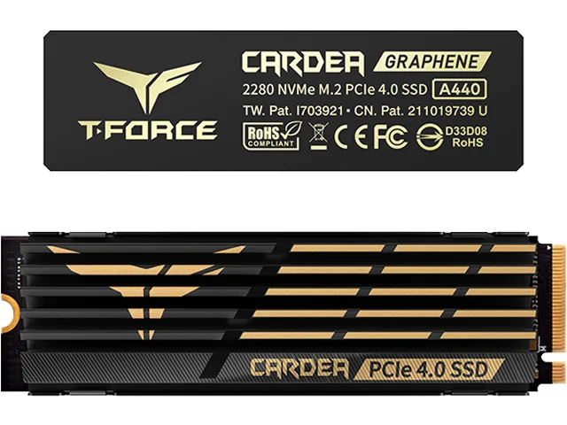 Team Group Team Group T-FORCE CARDEA A440 2TB M.2 2280 PCIe Gen 4.0 x4 internal SSD TM8FPZ002T0C327 — product photo
