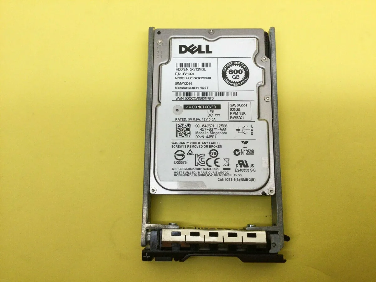 DELL DELL HUC156060CSS204 600GB 15000RPM SAS 2.5" internal hard drive — صورة المنتج