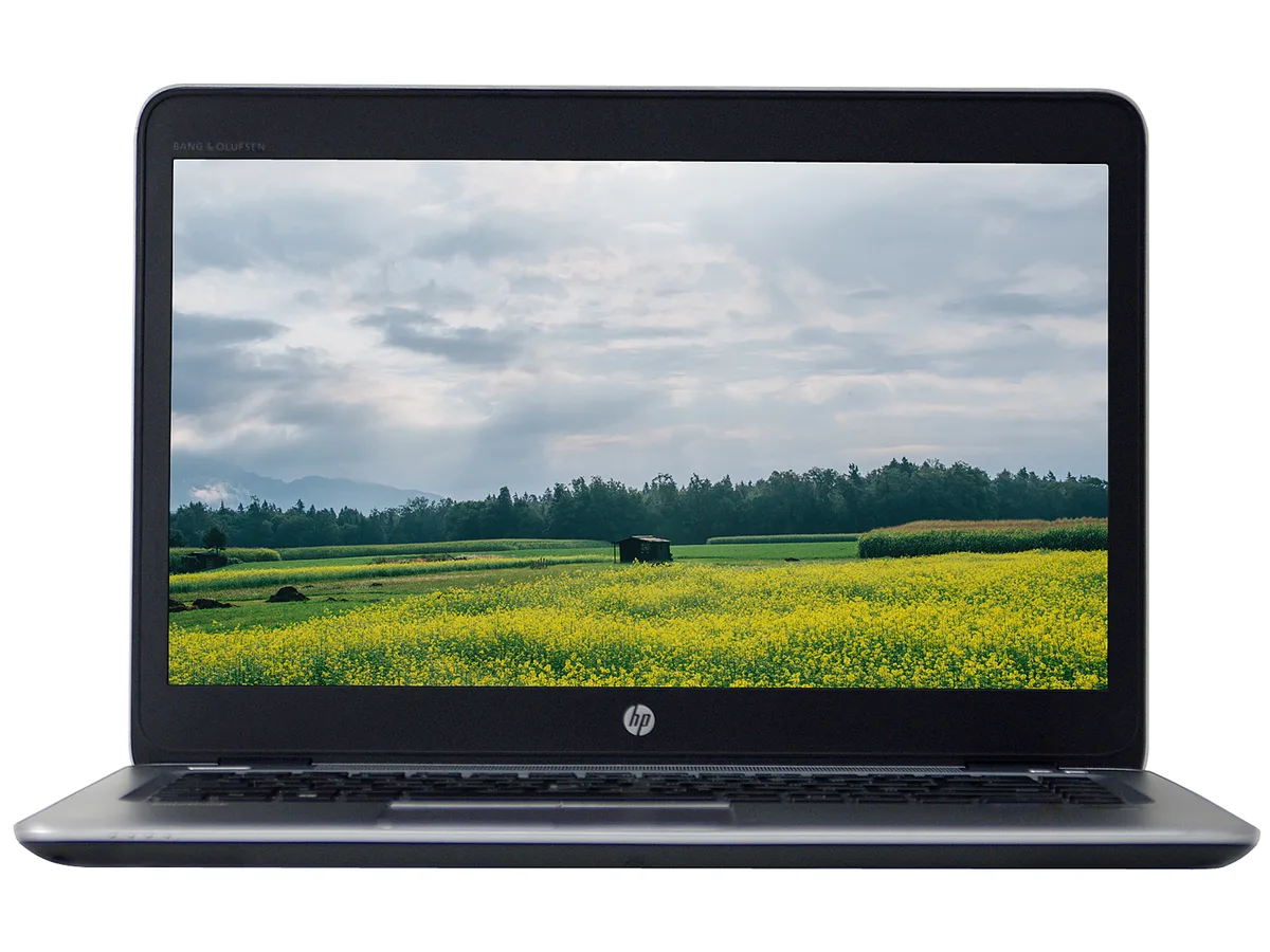 Silver HP EliteBook 840 G3 14.0 inch laptop showing minor cosmetic wear
