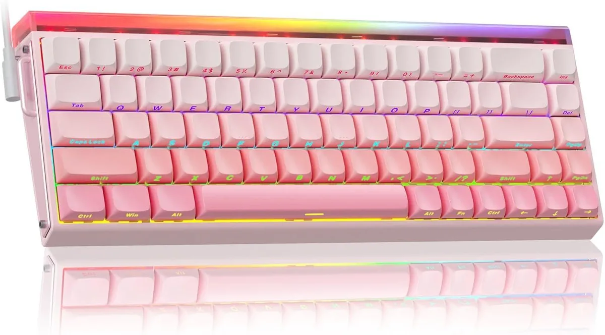TUKO TUKO Hero 68 HE 60% Wired Gaming Keyboard Hall Effect 8K Hz 0.125ms RGB PBT — product photo