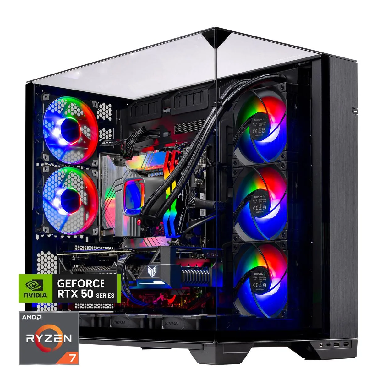 Skytech Skytech ST-O11V-1806-B-AL gaming PC Ryzen 7 7800X3D RTX 5090 32GB 64GB DDR5 2TB NVMe — photo du produit