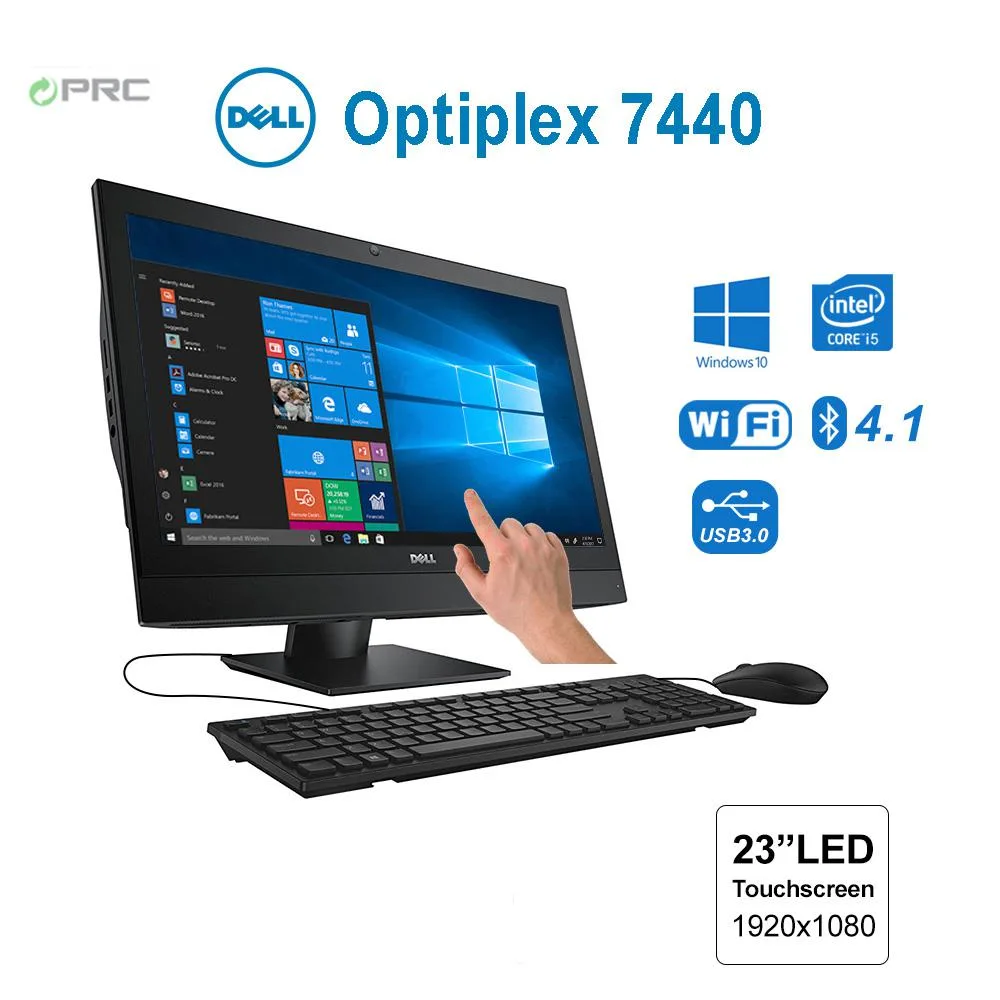 DELL DELL OptiPlex 7440 23.8" FHD Touch i5-6500 16 GB 512 GB M.2 + 1 TB HDD all-in-one PC — vörumynd