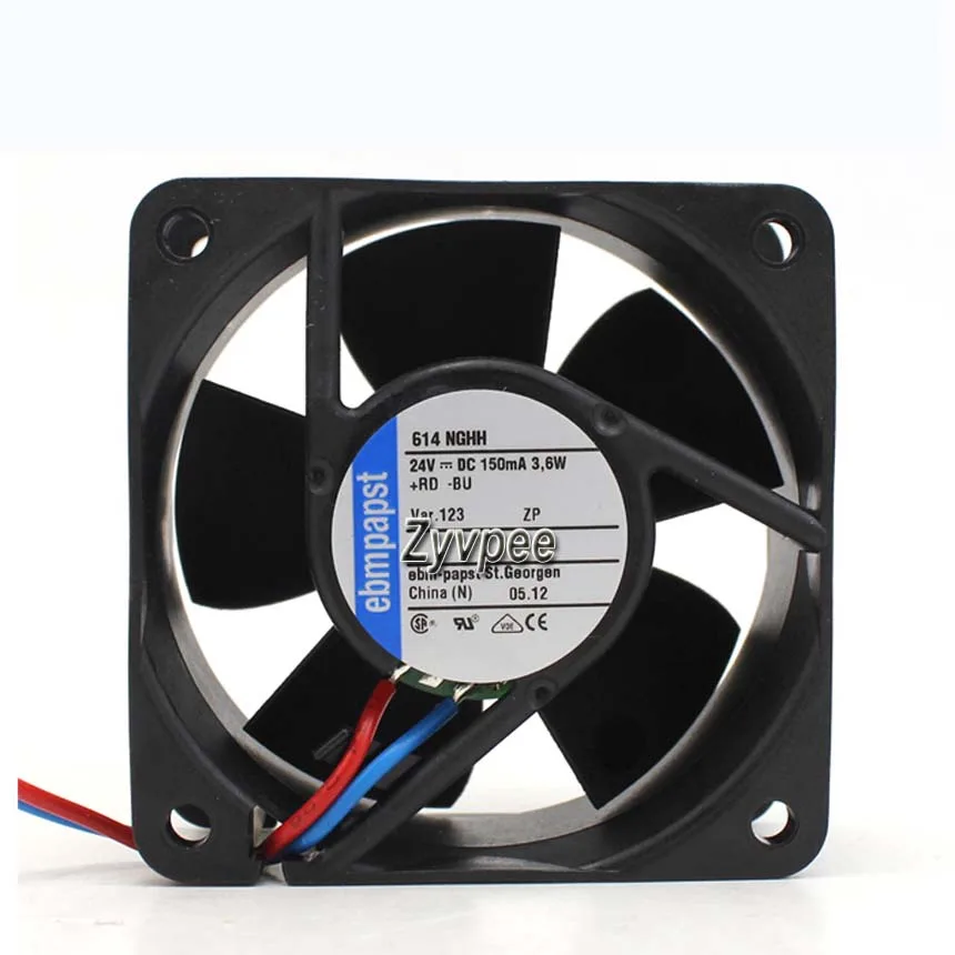 Zyvpee Zyvpee 614NGHH 60x25mm 24V 3.6W 2-wire case fan — foto produk
