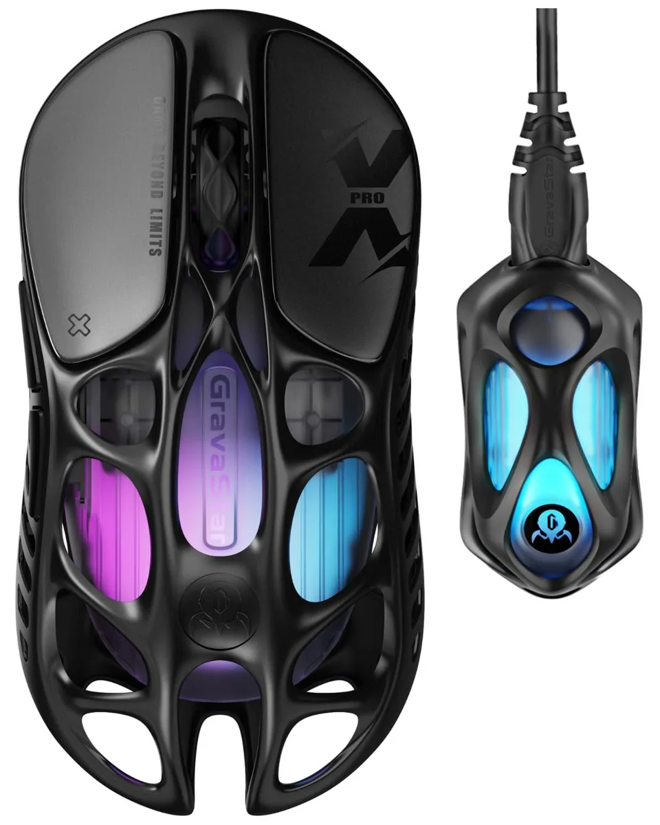 Vszerda Vszerda Mercury X Pro 32000 DPI PAW 3950 8000Hz 49g gaming mouse — foto produk