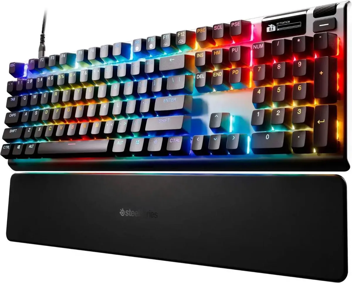 SteelSeries SteelSeries Apex Pro Gen 3 104-Key Full-Size Gaming Keyboard — preces foto