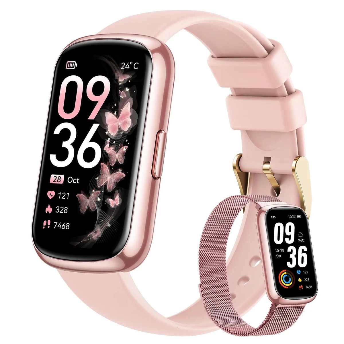  HTC Smart Watch 1.04" Black 128 MB Bluetooth 5.0 — produktfoto