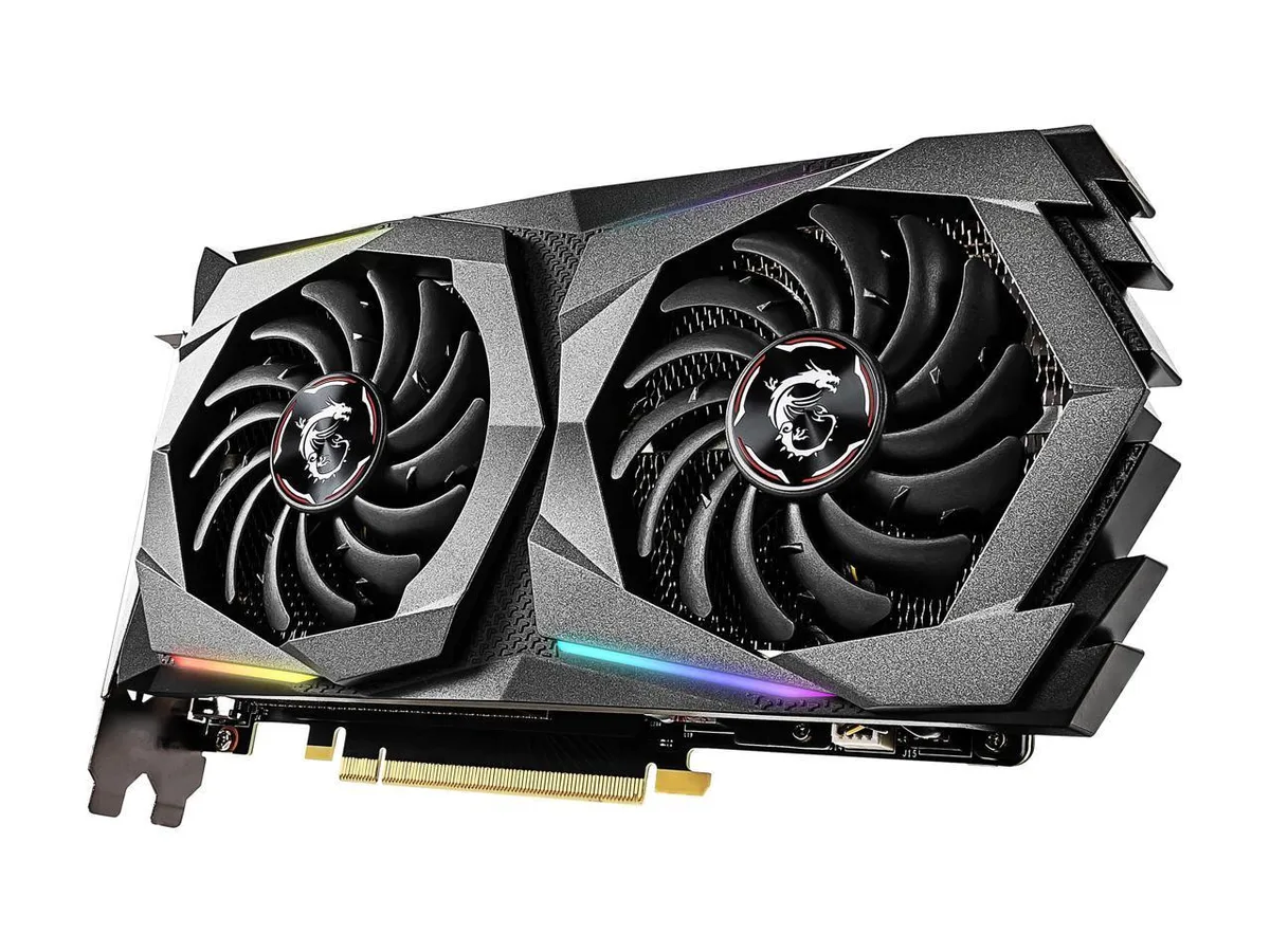 MSI GeForce RTX 2060 GAMING Z 6G graphics card, dual-fan cooler, black and silver finish