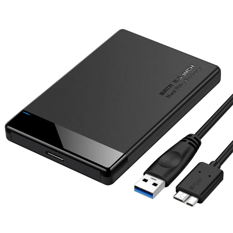 IHDAPP IHDAPP 2.5" SATA III to USB 3.0 Drive Enclosure Black 6TB UASP — fotografija proizvoda