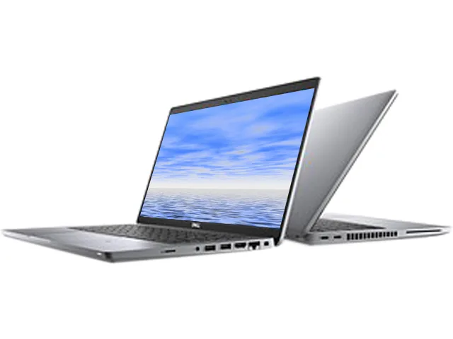 Silver 14-inch Dell Latitude 5420 clamshell laptop, matte anti-glare screen, compact business chassis